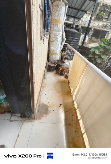 Balcony in 1 BHK Apartment at St Peters CHS, Bandra West – for Rent