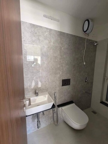 Bathroom in 2 BHK Apartment at Harasiddh Viraaj, Malad East – for Rent