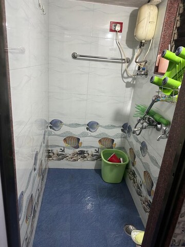 Bathroom in 1 BHK Apartment at Siddhi Prabha CHS, Prabhadevi – for Rent