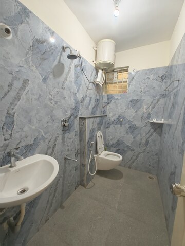 Bathroom in 2 BHK Builder Floor at Kaggadasapura – for Rent