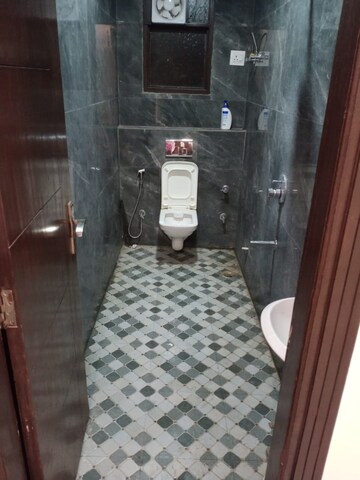 Bathroom in 2.5 BHK Builder Floor at Chattarpur – for Rent