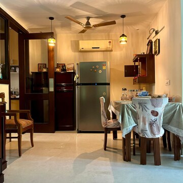 Living Room in 3 BHK Builder Floor at Sarvodya Enclave – for Sale