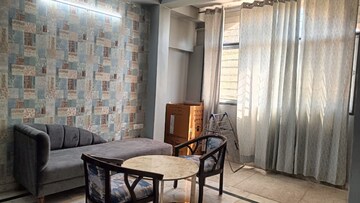 Living Room in 1 BHK Apartment at Adarsh Nagar – for Rent