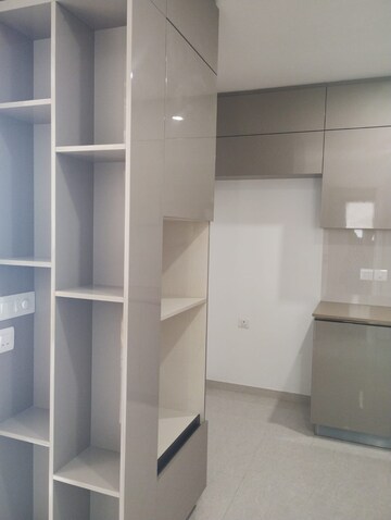 Bathroom in 3 BHK Apartment at Hiranandani Meridian, Manpada – for Rent