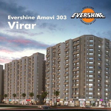 2 BHK Apartment – Exterior View View at Evershine Amavi 303 Phase 3, Virar West - for Rent