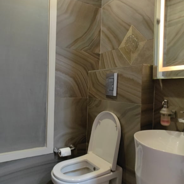 Bathroom in 4 BHK Builder Floor at Greater Kailash ii – for Rent