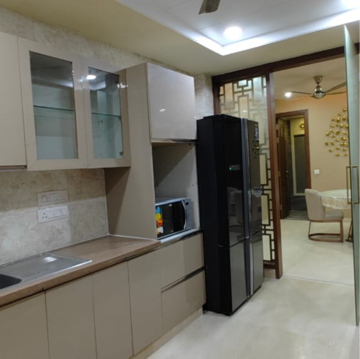 Kitchen in 4 BHK Builder Floor at Greater Kailash ii – for Rent