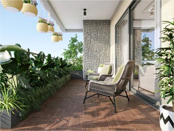 Balcony in 4 BHK Villa at Subishi Forest Edge Luxury Homes, Pudur – for Sale
