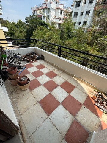 Balcony in 3 BHK Apartment at Sonigara Kesar, Wakad – for Rent
