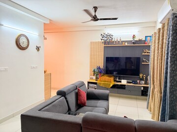 Living Room in 2 BHK Apartment at Prestige Gulmohar, Horamavu – for Sale