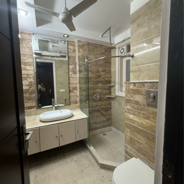 Attached Bathroom in 3 BHK Builder Floor at Greater Kailash ii – for Rent