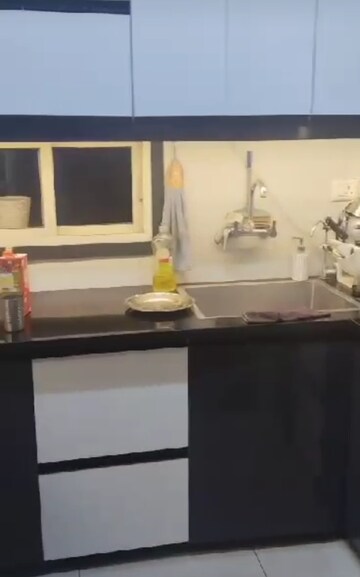Kitchen in 3 BHK Apartment at KM Residency, Raj Nagar Extension – for Rent