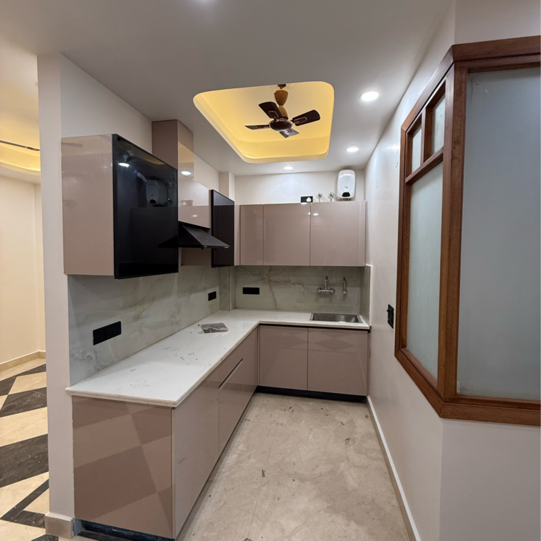 Kitchen, kalkaji 2 Bedroom 1400 Sq.Ft. Builder Floor In Kalkaji Delhi 8375237