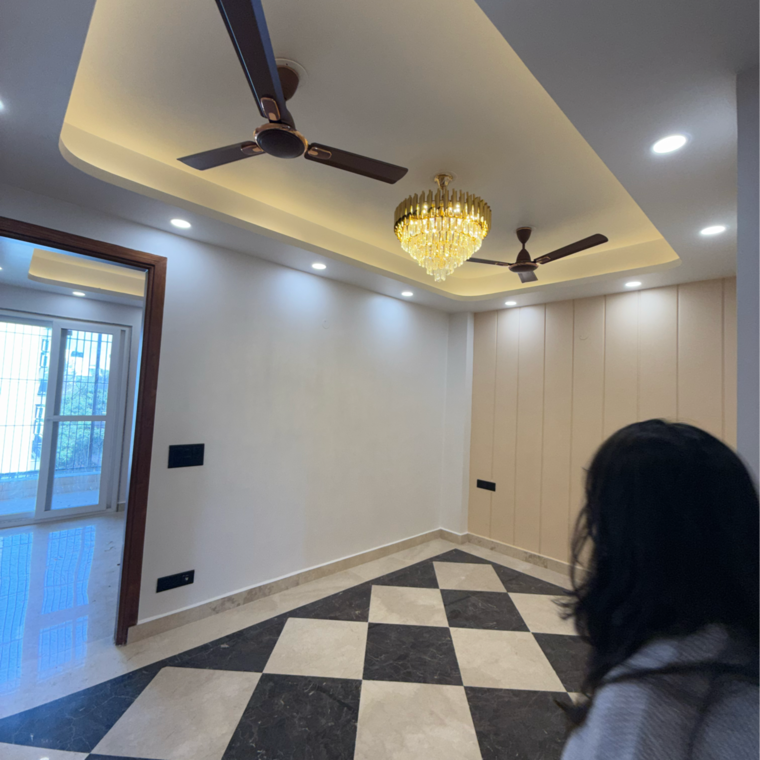 Living Room, kalkaji 2 Bedroom 1400 Sq.Ft. Builder Floor In Kalkaji Delhi 8375237