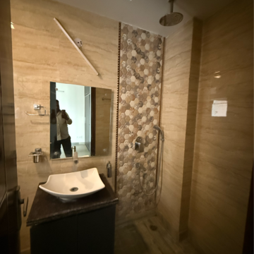 Bathroom in 2 BHK Builder Floor at Kalkaji – for Sale