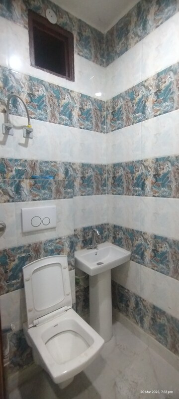 Bathroom in 3 BHK Builder Floor at Uttam Nagar – for Sale