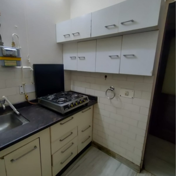 Kitchen in 3 BHK Builder Floor at Chittaranjan Park – for Rent