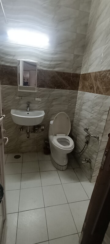 Bathroom in 2.5 BHK Builder Floor at Kalkaji – for Rent