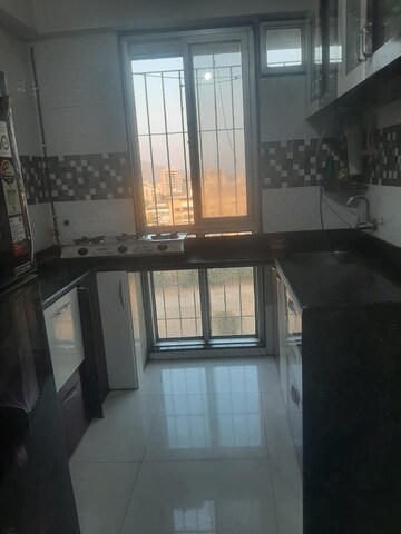 Kitchen in 1 BHK Apartment at Neel Sidhi Orbit, New Panvel – for Rent