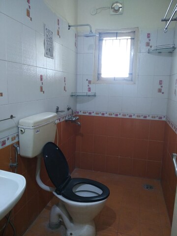 Bathroom in 3 BHK Apartment at Ramamurthy Nagar – for Rent