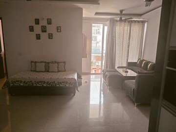 Living Room in 2 BHK Apartment at Parker White Lily, Sector 8 – for Rent
