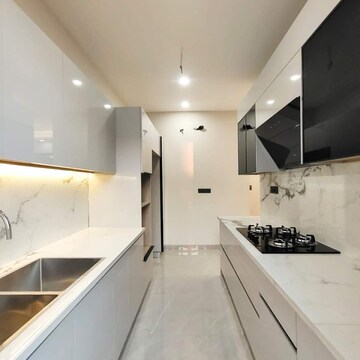 Kitchen in 4 BHK Builder Floor at Ansal API Esencia, Sector 67 – for Sale