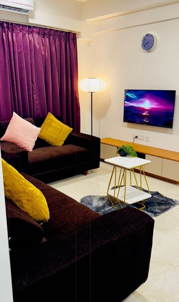 Living Room in 3 BHK Apartment at Nahar Amrit Shakti, Chandivali – for Rent