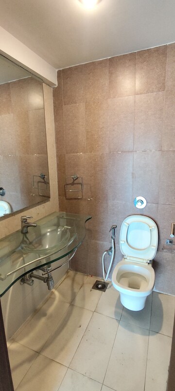 Bathroom in 2 BHK Apartment at Shapoorji Pallonji Vicinia, Powai – for Rent