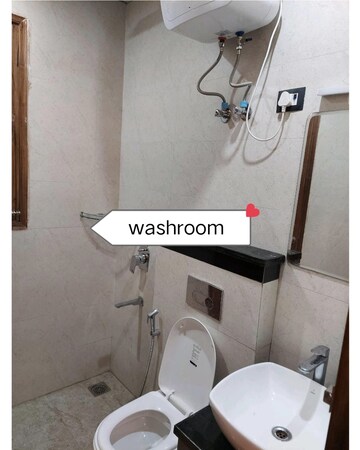 Bathroom in 1 BHK Builder Floor at Sector 57 – for Rent