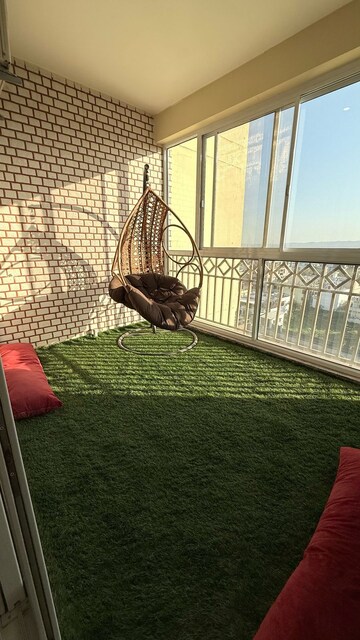 Balcony in 2 BHK Apartment at Capital Paradise, Pathribagh – for Sale