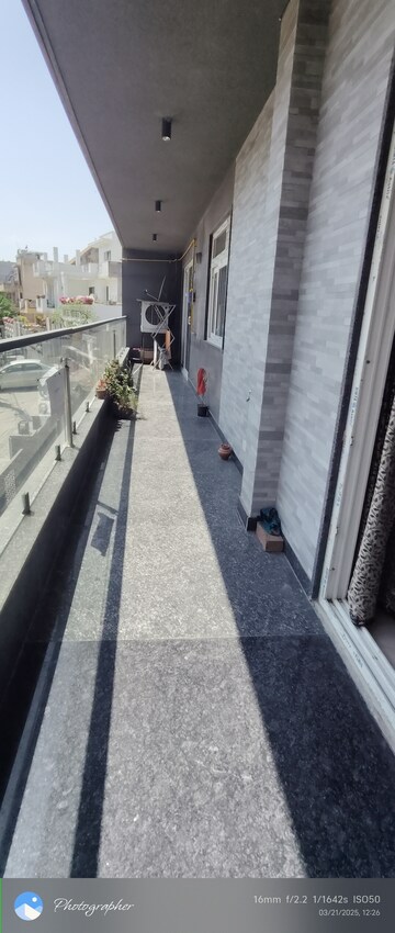 Balcony in 3 BHK Builder Floor at Sector 23 – for Rent