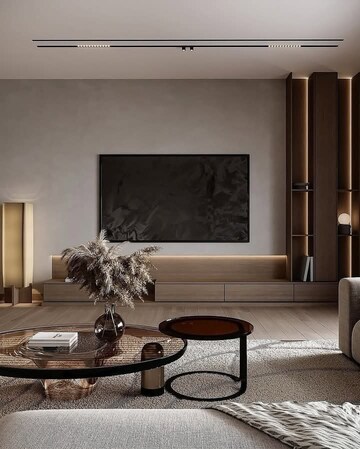 Living Room in 2 BHK Apartment at Igi Airport Area – for Sale