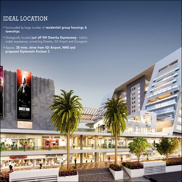  Shop – Exterior View View at Satya The Hive, Sector 102 - for Sale