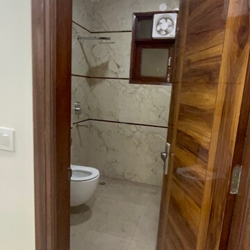Bathroom in 3 BHK Builder Floor at Chattarpur – for Rent