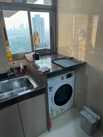 Kitchen in 2 BHK Apartment at Chandak Cornerstone, Worli – for Rent