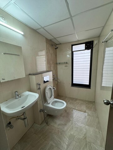 Bathroom in 3 BHK Apartment at Brahma Meander, Kharadi – for Rent