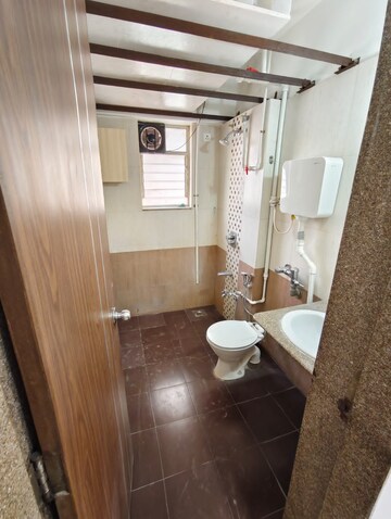 Bathroom in 3 BHK Apartment at Brahma Meander, Kharadi – for Rent