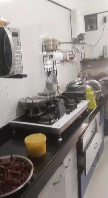 Kitchen in 4 BHK Apartment at Suchidham Complex, Goregaon East – for Rent
