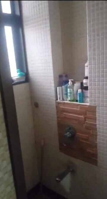 Bathroom in 4 BHK Apartment at Suchidham Complex, Goregaon East – for Rent