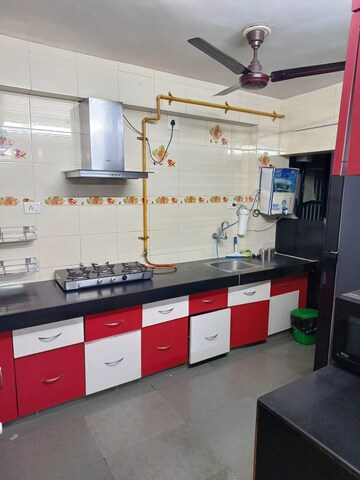Kitchen in 3 BHK Apartment at Memnagar – for Rent