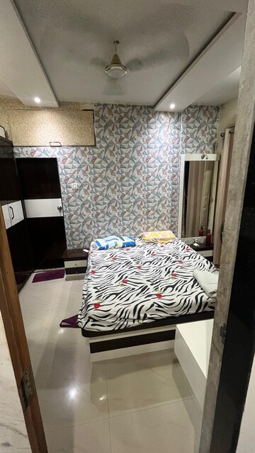 Bedroom in 3 BHK Apartment at Rishabh Sambhav Towers, Virar West – for Sale