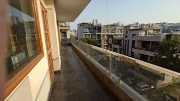 Balcony in 2 BHK Builder Floor at Infinite Luxury, South City 2 – for Rent
