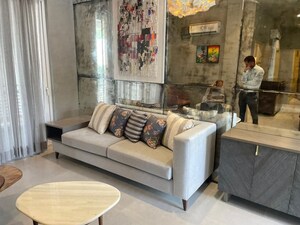 Living Room in 3.5 BHK Builder Floor at Smart World Gems, Sector 89 – for Sale