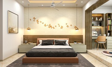 Bedroom in 1 BHK Apartment at Mahavir Kalpavruksha, Ghodbunder Road – for Rent