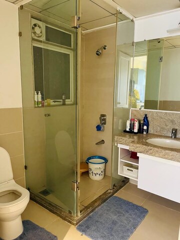 Bathroom in 3 BHK Apartment at Marvel Zephyr, Kharadi – for Rent