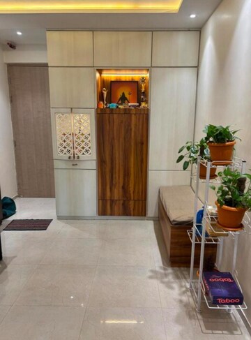 Living Room in 1 BHK Apartment at Sheth Vasant Oasis, Andheri East – for Rent