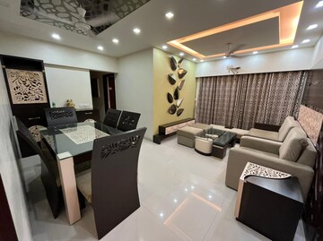 Living Room in 3 BHK Apartment at Romell Umiya Grandeur, Goregaon East – for Rent