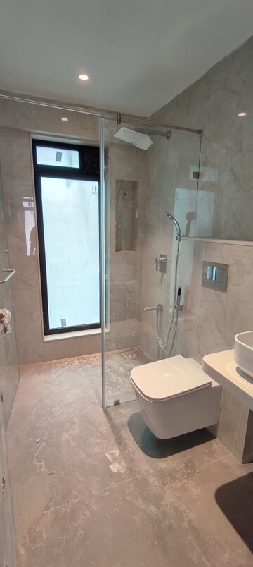 Bathroom in 3 BHK Apartment at Rustomjee Le Reve, Khar West – for Rent