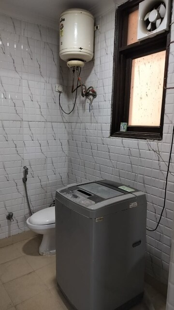Bathroom in 2 BHK Builder Floor at Ignou Road – for Rent