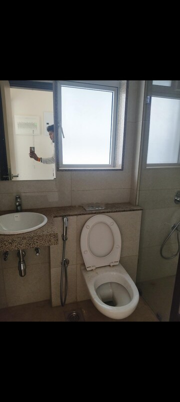 Bathroom in 2 BHK Apartment at LnT Veridian, Powai – for Rent